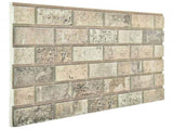 3D Wall Panels with Sand Brick Design 10 pcs EPS 147201