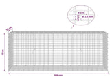 Gabion with 3.5 mm Wire and 5x2.5 cm Mesh 100x30x50 cm 3461732