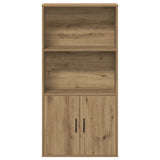 Bookcase Artisan Oak 60x24x120 cm Engineered Wood 860426