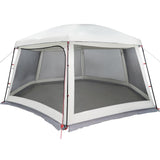 Pool Tent with Removable Fly & Mesh Walls Grey 618x532 cm 4100630