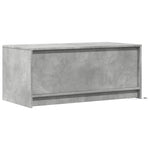 ZNTS Coffee Table with LED Lights Concrete Grey Engineered Wood 851987