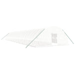 Greenhouse with Steel Frame White 144 m² 24x6x2.85 m 3188126