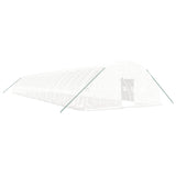 Greenhouse with Steel Frame White 144 m² 24x6x2.85 m 3188126