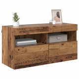 TV Wall Cabinet Old Wood 80 x 30 x 40 cm Engineered Wood 882977