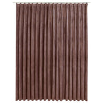 Blackout Curtain with Hooks Velvet Antique Pink 290x245 cm 134527