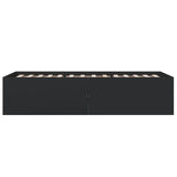 Bed Frame without Mattress Black 100x200 cm 3280959