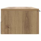 Wall Cabinet Artisan Oak 102x30x20 cm Engineered Wood 856986