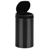 Automatic Sensor Dustbin 40 L Carbon Steel Black 322699