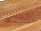 Side Tables 2 pcs 31.5x24.5x64.5 Solid Acacia Wood 321971