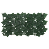 Balcony Screen with Leaves Dark Green 500 x 150 cm 42040635