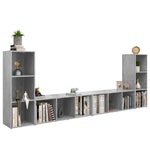 TV Cabinet 4 pcs 37 x 35 x 107.5 cm 3080037