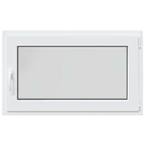 Tilt & Turn Basement Window RISOR 100 x 70 cm PVC and Glass 42047211