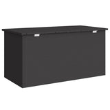 Outdoor Storage Box Black 100 x 50.5 x 50 cm Steel 874560