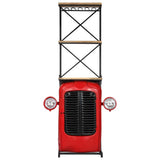 247871 Tractor Wine Cabinet 49x31x172 cm Solid Mango Wood