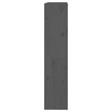 Book Cabinet/Room Divider Grey 80x30x135.5 cm Solid Wood Pine 808195