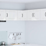 Wall Corner Cabinet LUCCA High Gloss White 57 x 57 x 40 cm 884959
