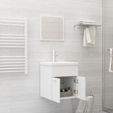 Bathroom Furniture Set White Engineered Wood 3071306