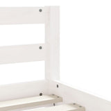 Kids Bed Frame with Drawers White 80x200 cm Solid Wood Pine 834436