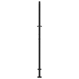 Garden Gate Black 100x175 cm Steel Light Design 4100952