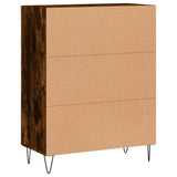 Sideboard Smoked oak 69.5 x 34 x 90 cm Engineered wood 830193