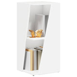 Side Shelf White 33 x 32 x 70.5 cm Engineered Wood 892407