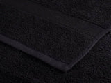 Premium Sauna Towels SOLUND 4 pcs Black 80x200 cm 600 gsm 137435