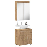 Bathroom Furniture Set TULUM 2 pcs Artisan Oak 60 x 34 x 63 cm 3398023