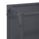Firewood Rack Anthracite 25x25x100 cm Cold-rolled steel 864269