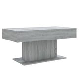 Coffee Table Grey Sonoma 96x50x45 cm Engineered Wood 815835
