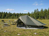 Tipi Tent Army Green 700 x 700 x 395 cm Polyester and Steel 42028714