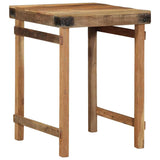 Dining Table Brown 60 x 55 x 76 cm Solid reclaimed wood 4019618