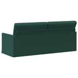 3 Seater Sofa Dark Green 190 x 81 x 82 cm Fabric 42041111