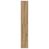 Room Divider Bookcase Artisan Oak 67x25x161.5 cm Engineered Wood 858083