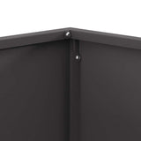 Fire Pit Black 60 x 60 x 30 cm Steel 858966