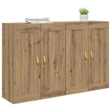 Wall-mounted Cabinet 2 pcs Artisan Oak 69.5 x 34 x 90 cm 3402690