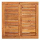 Garden Bar Set Black Solid Acacia Wood Standard Tough 3295296