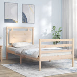 Bed Frame without Mattress 100x200 cm Solid Wood 3194041