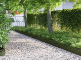 Lawn Edgings 30 pcs Olive Green 103 x 0.05 x 22 cm Steel 874818