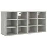 Shoe Cabinets 2 pcs Concrete Grey 52.5x30x50 cm 808693