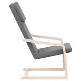 Relaxing Chair Dark Grey Fabric 351052