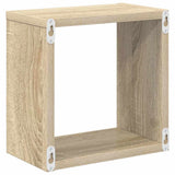 807036 Wall Cube Shelves 6 pcs Sonoma Oak 26x15x26 cm