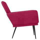 Armchair Wine Red 62x79x79 cm Velvet 351376
