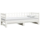 Pull-out Day Bed without Mattress White 2x cm 820767