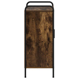 Sideboard Smoked Oak 40 x 33 x 80.5 cm Engineered Wood 8013784