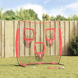 Baseball Practice Net Black 214.5 x 89.5 x 181 cm Polyester 42012856