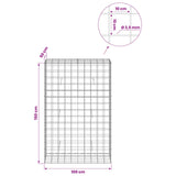Gabion with 3.5 mm Wire and 10x10 cm Mesh 100x50x150 cm 3463316