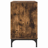 Bedside Table Smoked oak 63.5 x 36 x 61 cm Engineered wood 883469