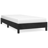 Bed Frame without Mattress Black 90x190 cm Single Single Velvet 349847