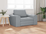 Folding Sofa Bed Light Grey 98 x 71 x 83 cm Fabric 42030500