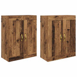 Wall-mounted Cabinet 2 pcs Old Wood 69.5 x 34 x 90 cm 3402689